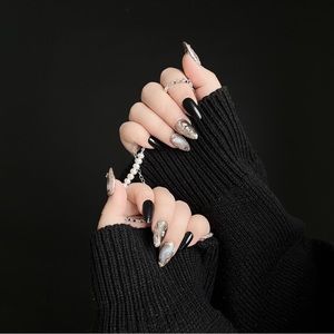 Luxury Art Painting Handmade Press On Nails